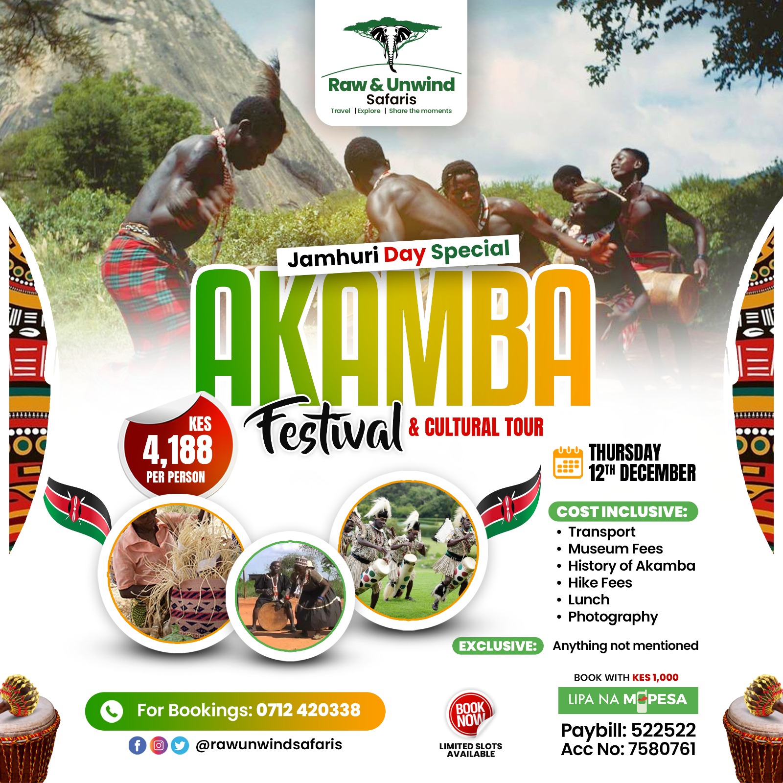 Akamba festival and cultural Tour