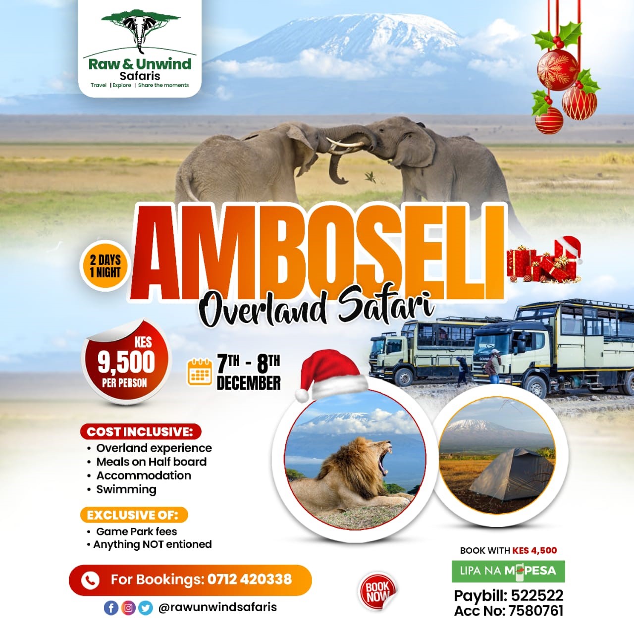 Amboseli Adventure Tour