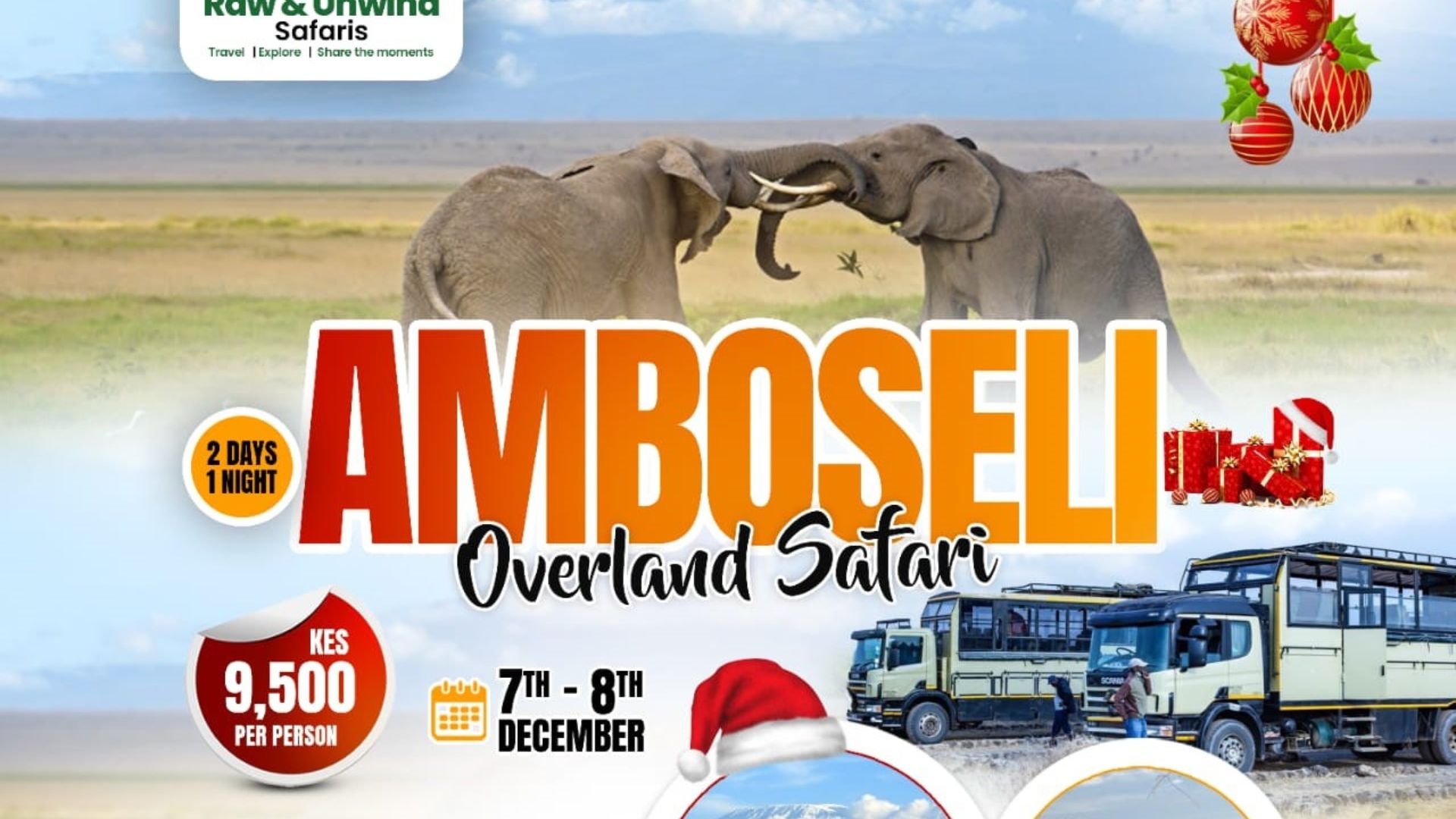 Amboseli Adventure 2Days and1Night Overland Safari