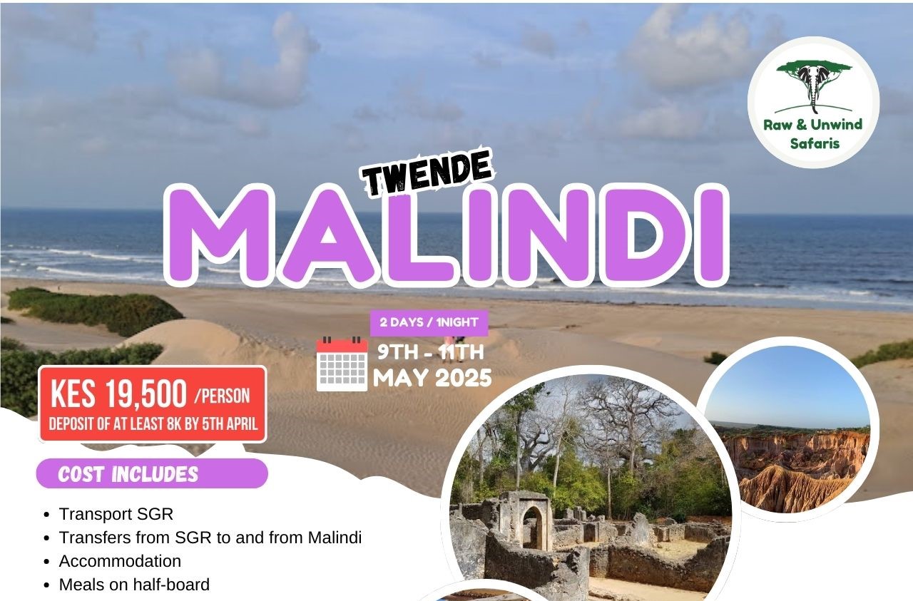 Twende Malindi: 2Days/1Night Explore, Experience, and Enjoy!